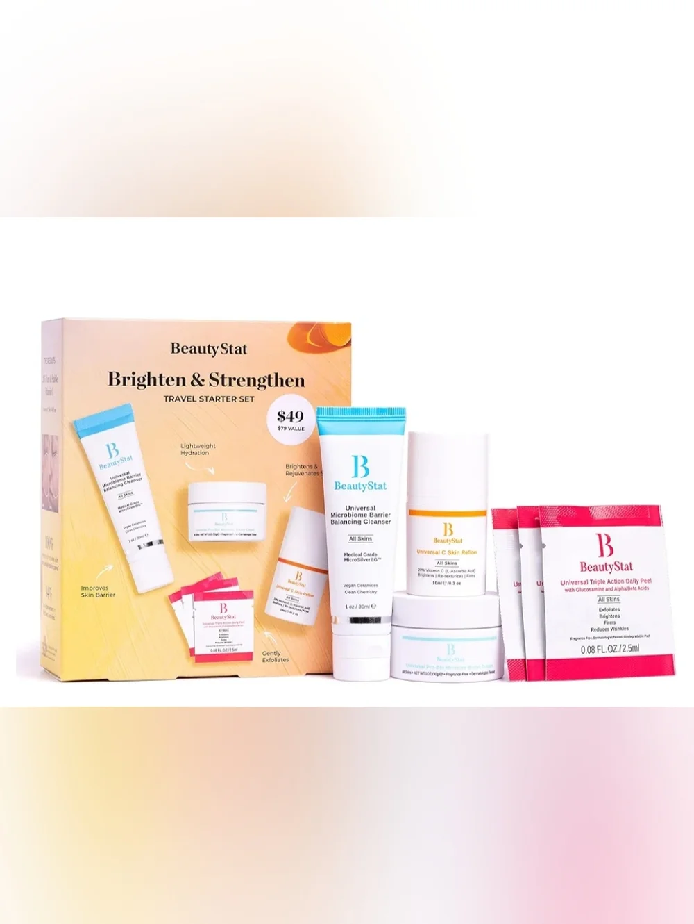 BeautyStat Brighten & Strengthen Travel Starter Kit